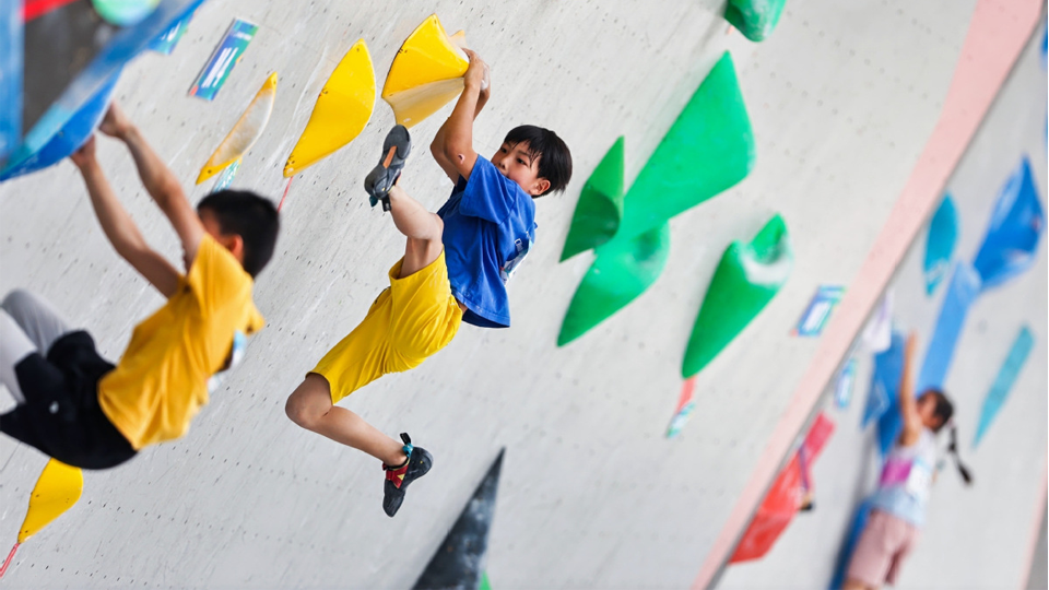 indoor rock climbing