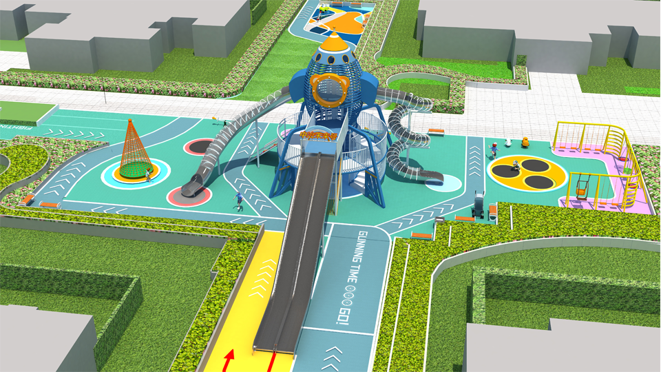 Outdoor Customized Playground (Non-Powered)