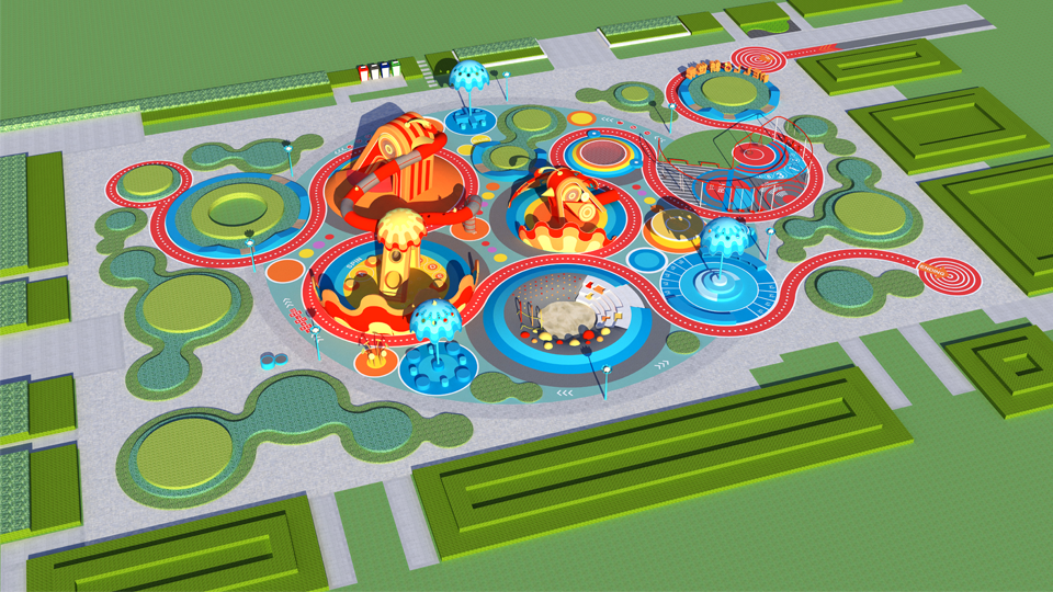 Outdoor Customized Playground (Non-Powered)