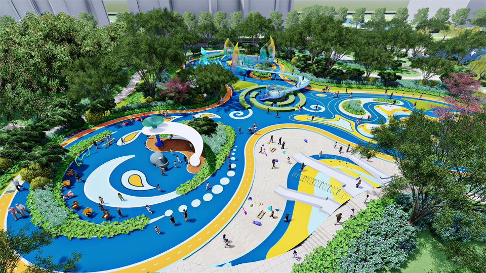 Outdoor Customized Playground (Non-Powered)