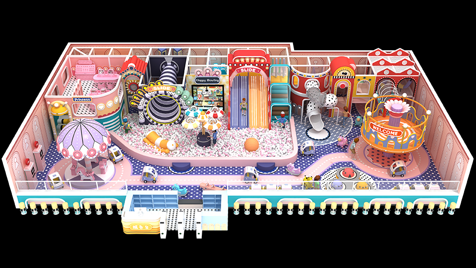 vibrant indoor playground installer