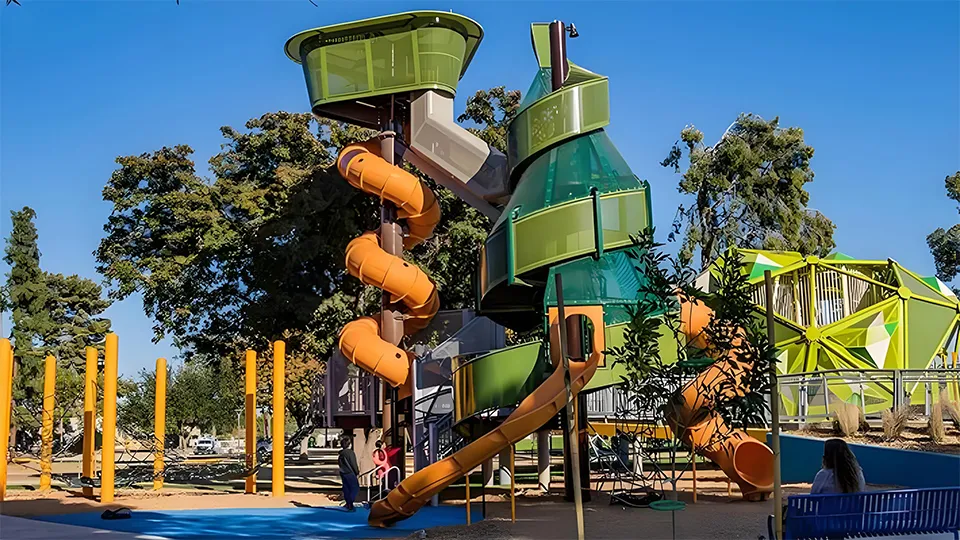 commercial tube slide