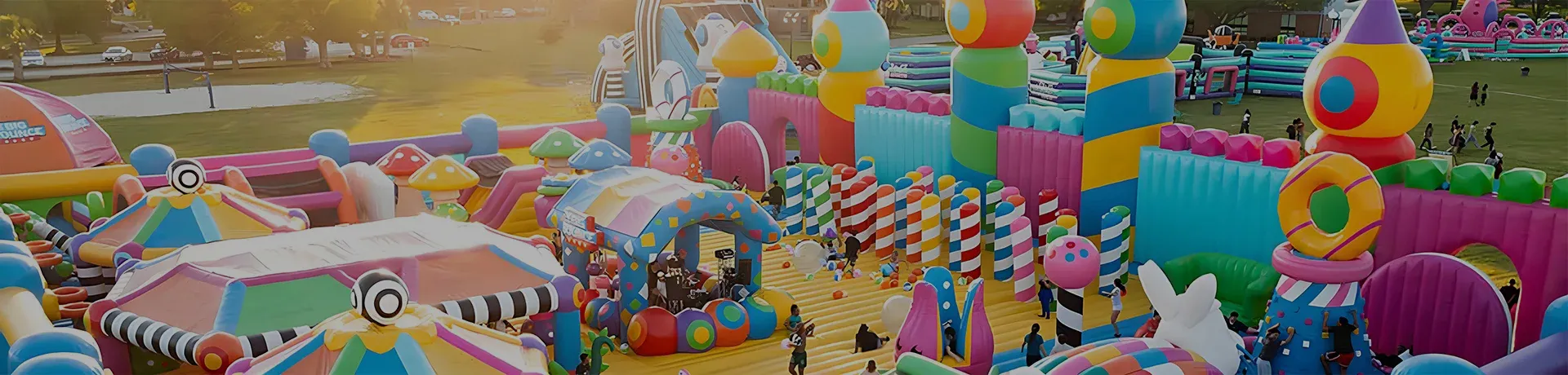 ATX's Vibrant Outdoor Inflatable Playgrounds Equipment <br> Well-Experienced China Manufacturer Since 2003